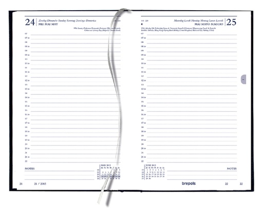 [901104] Agenda 2027 Quantore court 1 jour/1 page noir