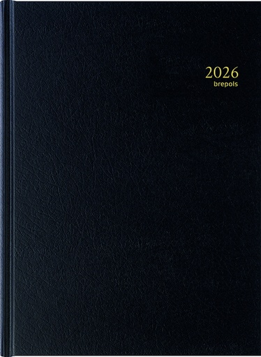 [900018] Agenda 2026 Brepols Bremax Santex A4 1dag/1pagina 4 kolommen zwart