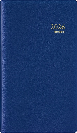 [900231] Agenda 2026 Brepols Plan-O-Rama Genova 1 mois/2 pages assorti