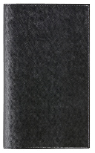 [900046] Agenda 2027 Brepols Interplan Calpe spirale 7 jours/2 pages noir