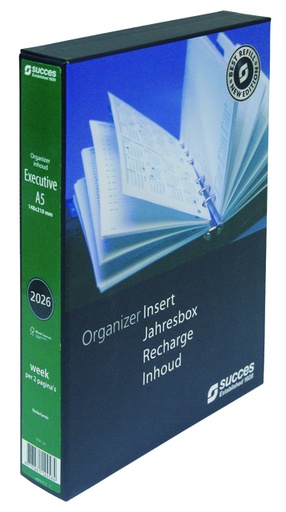 [900105] Recharge agenda 2026 Succes Executive A5 7 jours/2 pages