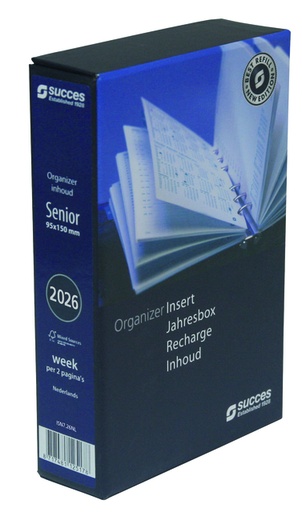 [900078] Recharge agenda 2026 Succes Senior 7 jours/2 pages