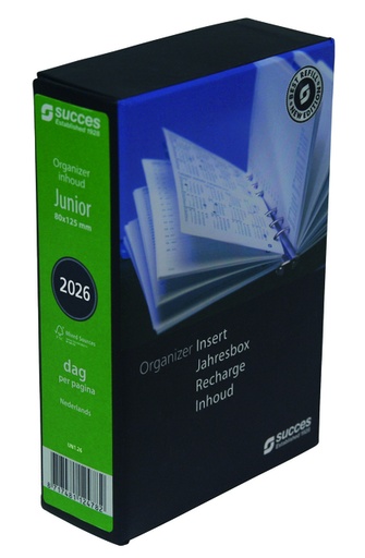 [900079] Recharge agenda 2026 Succes Junior 1 jour/1 page