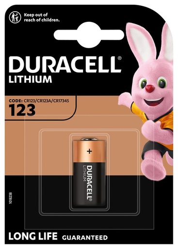 [413595] Batterij Duracell 1xCR123 high power lithium