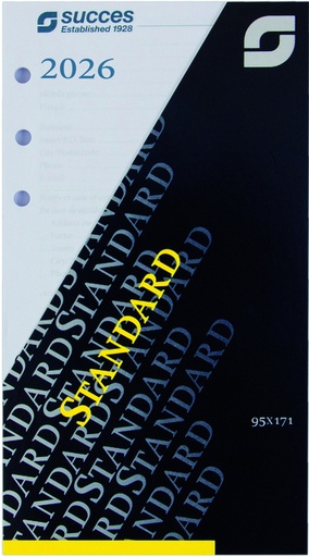 [900132] Recharge agenda 2026 Succes Standard 7 jours/2 pages