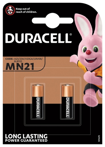 [413521] Batterij Duracell 2x MN21 alkaline