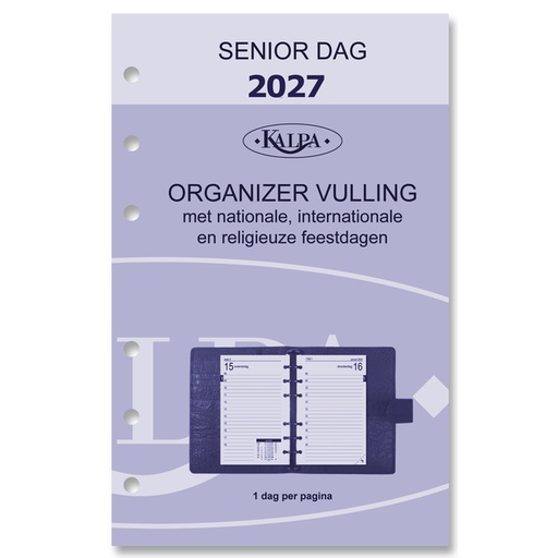 [336058] Agendavulling 2027 Kalpa Senior 1dag/1pagina