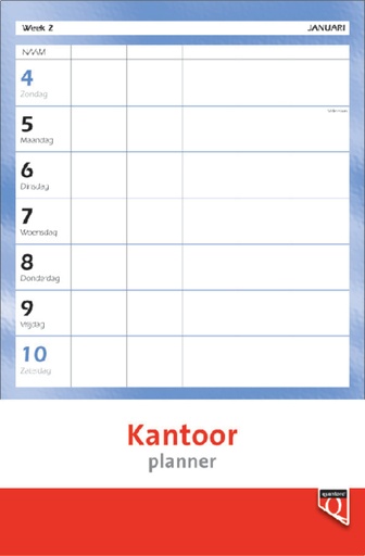 [336034] Kantoorplanner 2025 Quantore