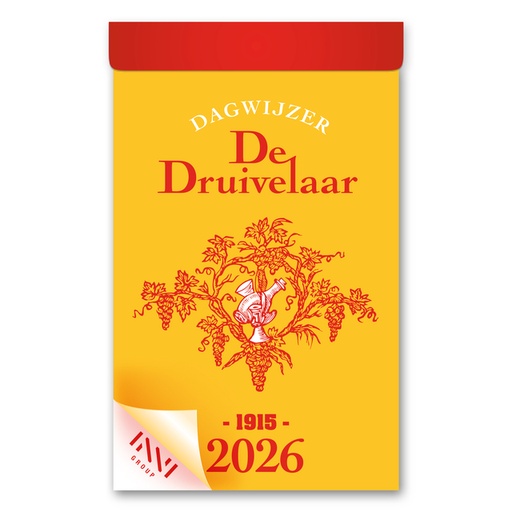 [336071] Calendrier journalier à effeuiller 2026 De Druivelaar