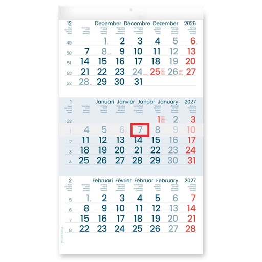 [336070] 3-Maandskalender 2027 INNI Manager