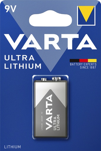 [413881] Pile Varta Ultra Lithium 9V