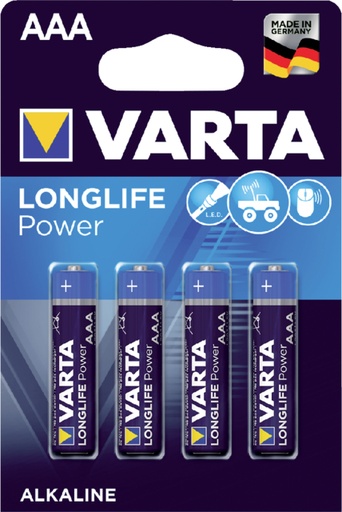 [413757] Pile Varta Longlife Power 4x AAA