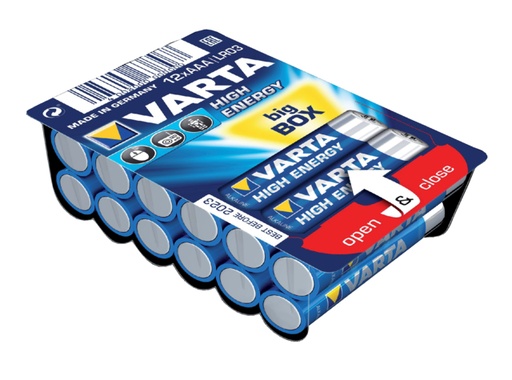 Batterij Varta Longlife Power big box 12xAAA