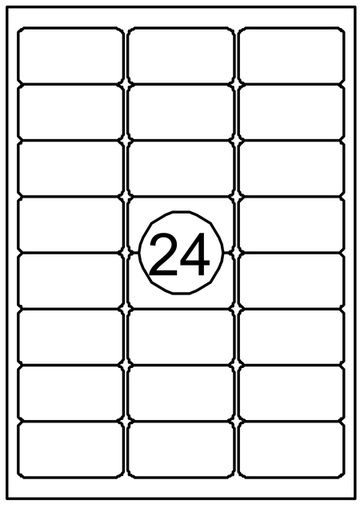 [129983] Etiket Quantore 63.5X33.9mm 360 stuks