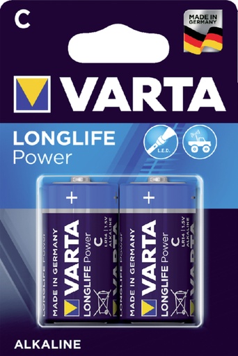 [413758] Pile Varta High Longlife Power 2x C