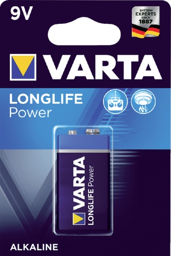 [413760] Batterij Varta Longlife Power 9Volt