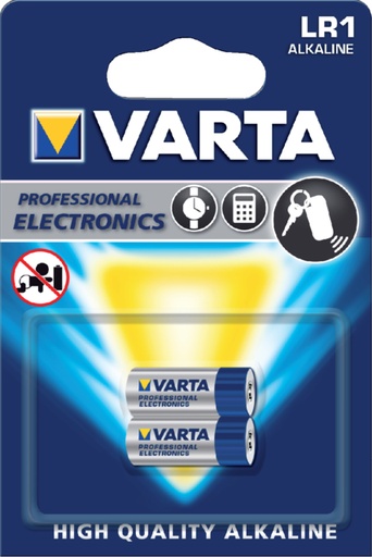 [413861] Batterij Varta LR1/N/Lady alkaline blister à 2stuk