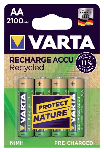 [413761] Pile rechargeable Varta 4x AA 2100mAh Ready To Use