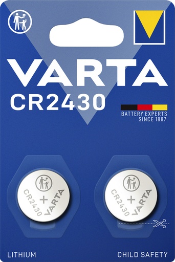[413865] Pile bouton VARTA 2x CR2430 lithium