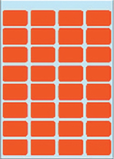 [815142] Etiket HERMA 3642 12x19mm rood 160 stuks