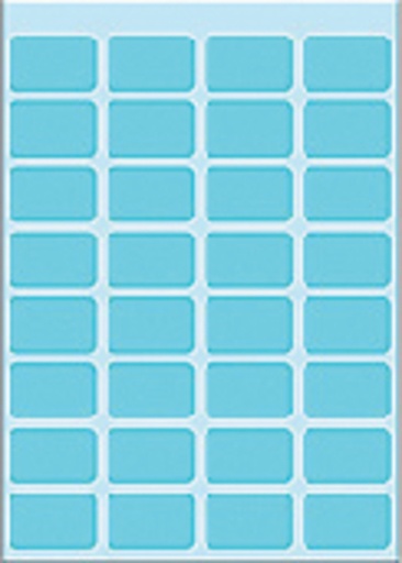 [815143] Etiket HERMA 3643 12x19mm blauw 160stuks