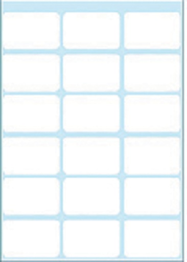 [815300] Etiket HERMA 3746 17x26mm wit 126 stuks