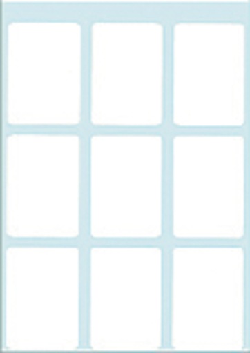 [818033] Etiquette HERMA 3752 24x35mm blanc 63 pièces