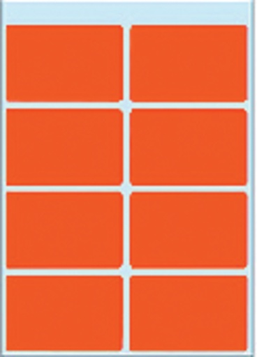 [815202] Etiket HERMA 3692 26x40mm rood 40 stuks