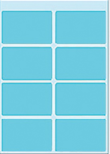 [815206] Etiket HERMA 3693 25x40mm blauw 40 stuks