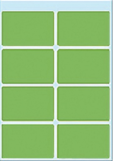 [815204] Etiket HERMA 3695 26x40mm groen 40 stuks