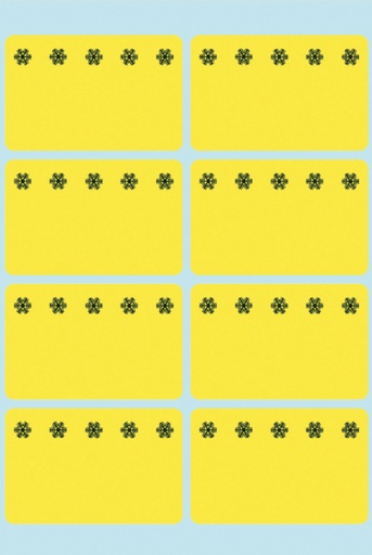 [818035] Etiquette congélateur HERMA 3771 26x40mm jaune 48 pièces