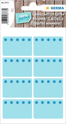 [818037] Etiket HERMA 3773 26x40mm diepvries blauw 48 stuks