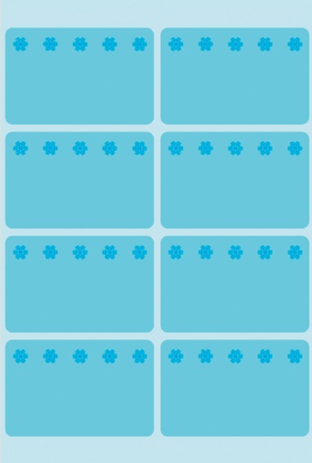 [818037] Etiket HERMA 3773 26x40mm diepvries blauw 48stuks