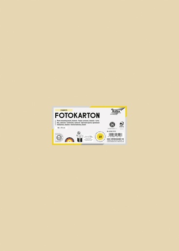 [141690] Carton photo Folia 50x70cm 300g 10 feuilles n° 10 chamois