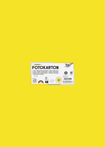 [141675] Fotokarton Folia 300gr 50x70cm 14 banaangeel