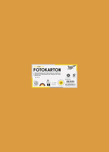 [141676] Carton photo Folia 50x70cm 300g 10 feuilles n° 17 ocre