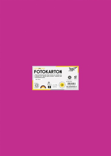 [141679] Carton photo Folia 50x70cm 300g 10 feuilles n° 23 rose