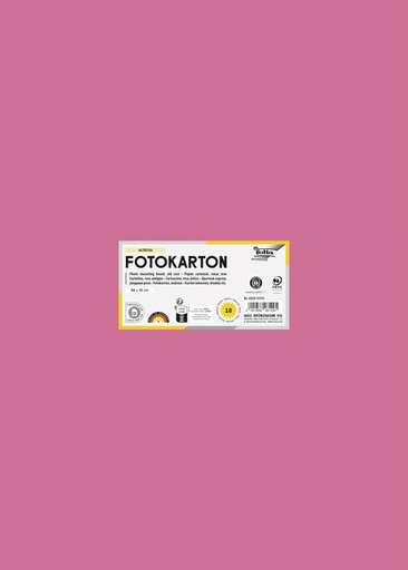 [141689] Fotokarton Folia 300gr 50x70cm 10vel 29 oudroze