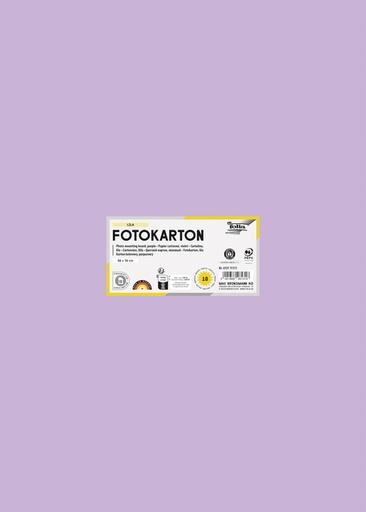 [141686] Carton photo Folia 50x70cm 300g 10 feuilles n° 31 lilas