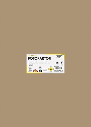 [141696] Fotokarton Folia 300gr 50x70cm 10vel 75 reebruin