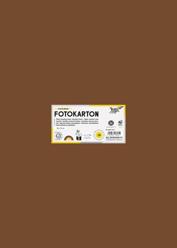 [141697] Carton photo Folia 50x70cm 300g 10 feuilles n° 85 marron