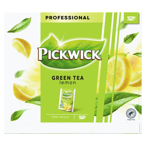 [891713] Thé Pickwick thé vert original lemon 100x 2g avec enveloppe