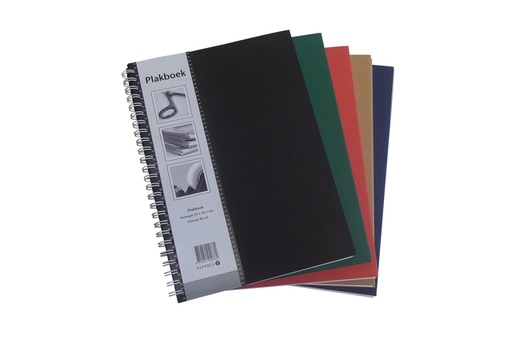 [097021] Plakboek Papyrus 330x230mm 40 vel assorti
