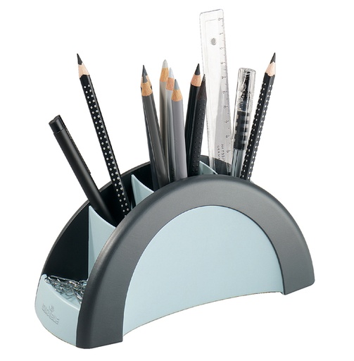 [506269] Organiseur de bureau Durable Vegas 5 compartiments noir/gris