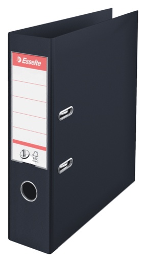 [502751] Classeur à levier Esselte Vivida N°1 A4 75mm PP noir