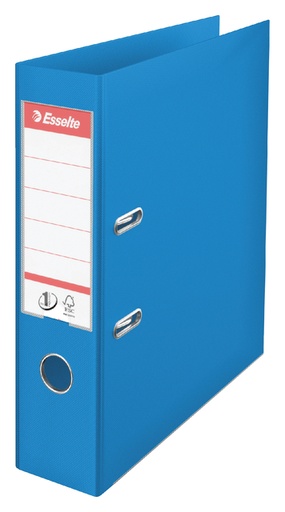 [502730] Ordner Esselte No.1 Power VIVIDA 75mm 30% gerecycled PP folie blauw