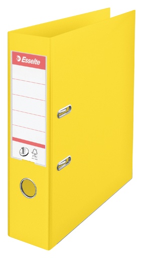 [502732] Ordner Esselte No.1 Power VIVIDA 75mm 30% gerecycled PP folie geel