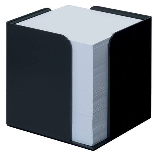 [392421] Cube mémos Djois Re-Solution recyclé 95x95x95mm + 850 feuilles noir