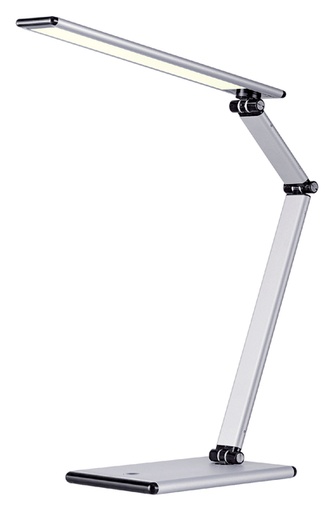 [495246] Lampe de bureau Hansa LED Slim gris argenté