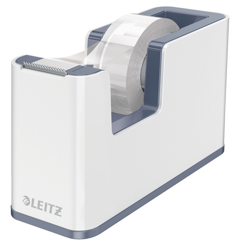 [807013] Dévidoir ruban adhésif Leitz WOW blanc/gris